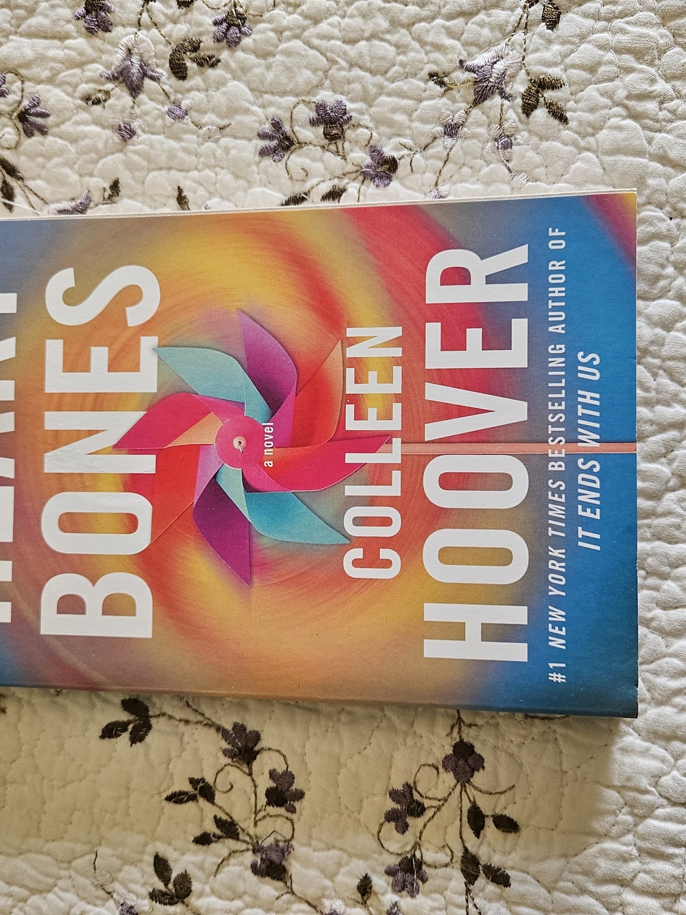 'It Starts with Us' Inspired Decorative Book Cover in Multicolor